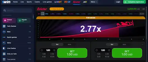 1win Aviator app