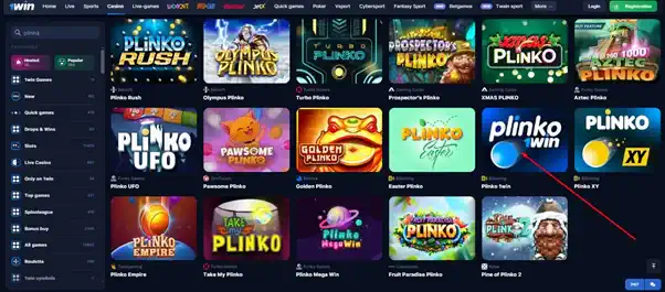 1win Plinko