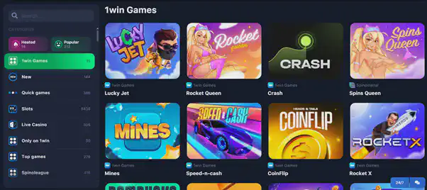 1win online casino