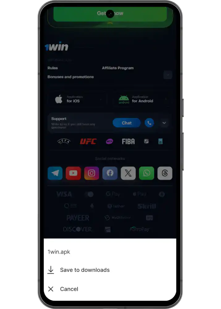 1win official website