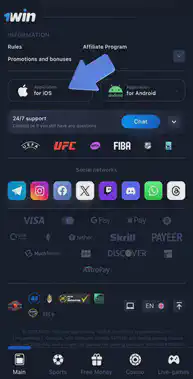 1win casino app